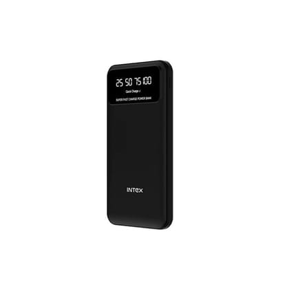 Intex Strong Rhino PD QC 10K Poly Power Bank-Intex Strong Rhino PD QC 10K Poly Power Bank - Black