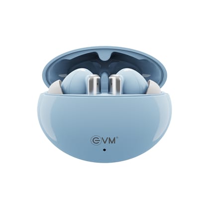 EVM EnBuds ANC TWS 45 Hours Playtime with Anti Noise Cancellation & 4X Mics, 1 Year Warranty (EVM-TWS-02-Blue)