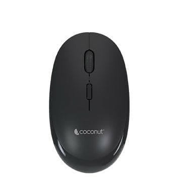 Coconut Glory Wireless & Bluetooth Mouse(Black)