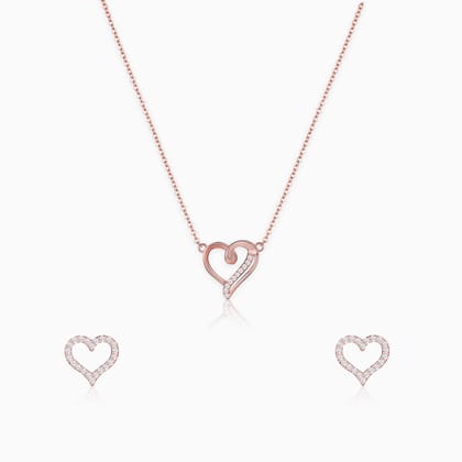 Rose Gold Queen of Hearts Set