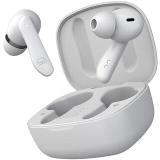 EKKO Earbeats T06: 60H Playtime, 10MM Driver, ENC Call Noise Cancellation, Touch Control, Massive Bass, IPX4 Water Resistancel TWS, with Mic, Massive Bass, IPX4 Water Resistance (White)