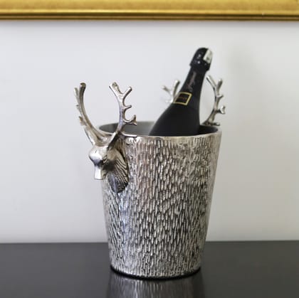 Stag Head Wine Cooler / Ice Bucket