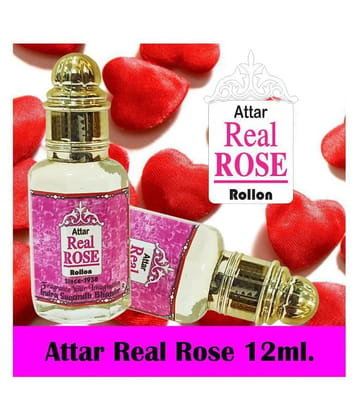 INDRA SUGANDH BHANDAR - Real Rose|Gulab Attar For Men & Women 12ml Pack Of 1