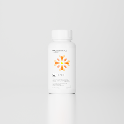 GutHealth (all-in-1) Prebiotic + Probiotic + Fiber + Digestive Enzymes | 60 Capsules