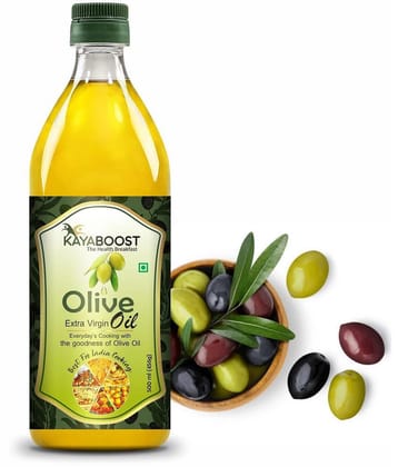 KAYABOOST Extra Virgin Olive Oil Plastic Bottle (Jaitun Tel) (500 ml)