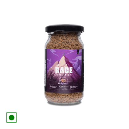 Rage Coffee Original Blend Premium Arabica Instant Coffee, 50 gm Jar