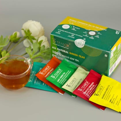 Teabox Green Tea Sampler Pack (Teabags)