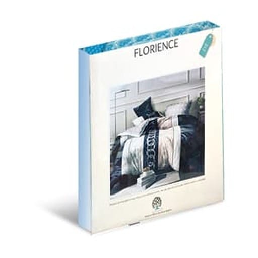 Arch Florence Poly Printed Dbl Bed Sheet Set 90X100 110Gsm