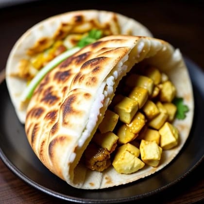 Paneer Cheese Shawarma