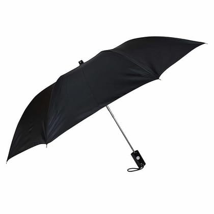 Fendo UMBRELLAS 21 inches 2 fold Auto Open| Umbrella for Travel Premium Umbrella for Men and Women(Black/Silver)