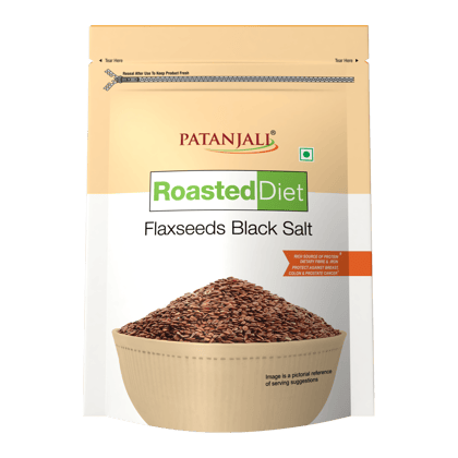 ROASTED DIET-FLAXSEED BLCK SALT 28 GM-T