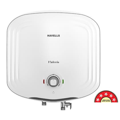 Havells Valerio 15 Ltr 5 Star Storage Water Heater 2000W-White