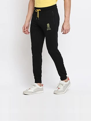 FanCode Men Fan Gear Jogger-M / Black / 100% Polyester