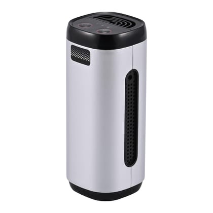 CARBINIC Car Air Purifier with HEPA Filter  Portable USB Air Purifier for Home  Car Air Freshener - 3 Speeds Low Noise Washable Filter  Plasma Ion Purifier  Removes Dust Smoke Odors  Grey-CARBINI