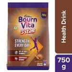 Cadbury Bournvita Chocolate Health Drink - 5 Star Magic, 750 g Pouch