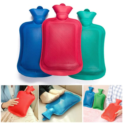 394 (Medium) Rubber Hot Water Heating Pad Bag for Pain Relief