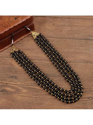 pearl beads Dulha groom sherwani Necklace/Moti Mala for Men for wedding | Exquisite Groom Mala | Perfect for Grooms - None