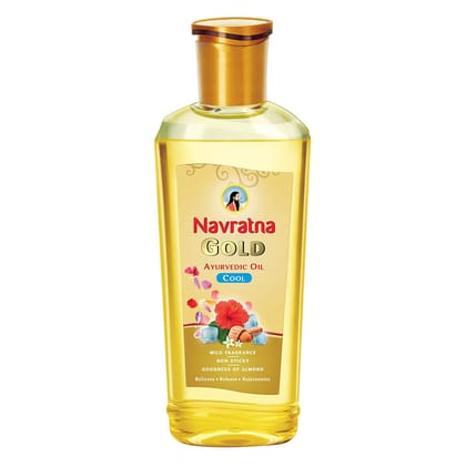 Navratna Gold Ayurvedic Oil  500ml-Navratna Gold Ayurvedic Oil  500ml