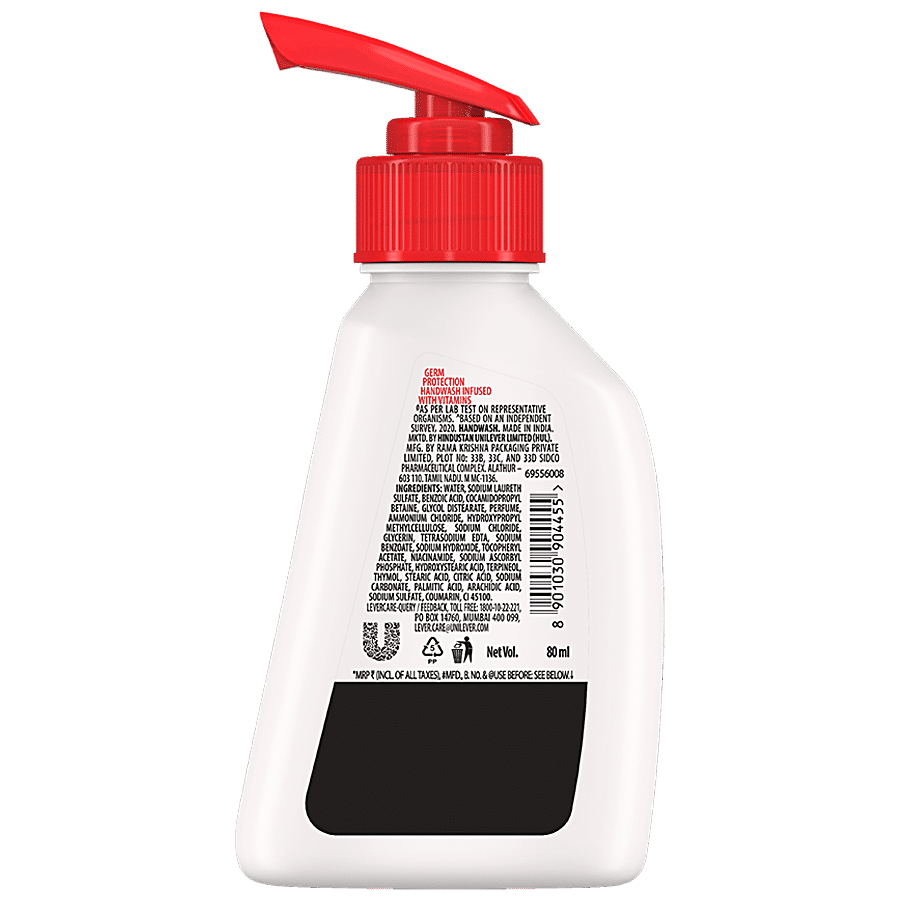 Lifebuoy Total 10 Activ Naturol Germ Protection Handwash Pump, 80 ml