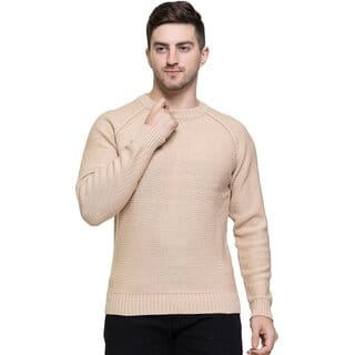 PULAKIN Men Sweaters Beige