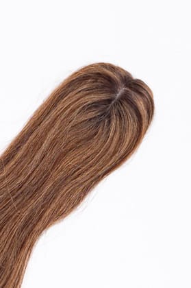 2*5 Meenakshi Blonde Hair Topper-Jet Black / 16-18