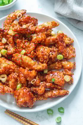 Crispy honey chilly chicken dry