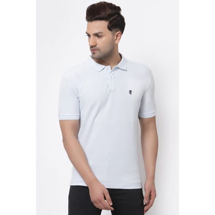 Red Tape Men Light Blue Polo Neck T-Shirt