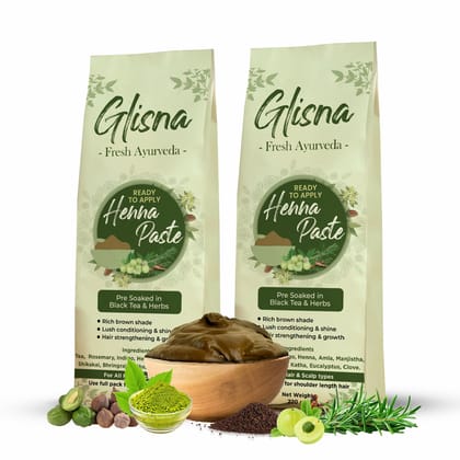 Ready to Apply Henna Paste-220g x Pack of 2