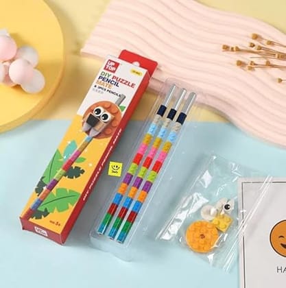 Ji and Ja 1 BLOCK SET & 3PCS OF PENCIL DIY