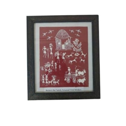 Warli Hand Painted Frame