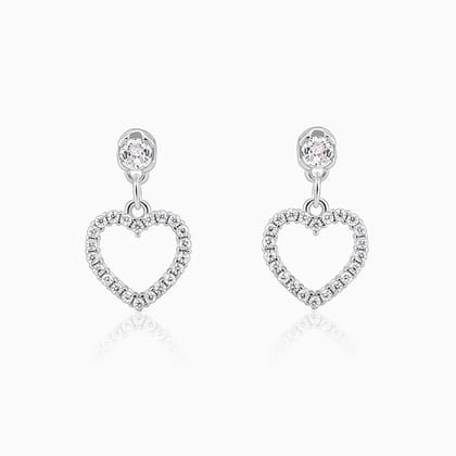 Charming Heart Drop Earrings