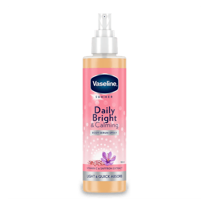 Vaseline Daily Bright & Calming Body Serum Spray, 90 ml Bottle