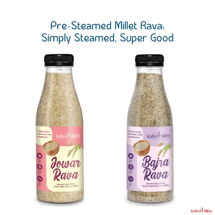 Jowar Rava and Bajra Rava