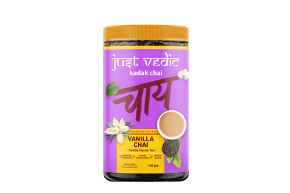 TEACURRY Vanilla Chai (100 Grams) - Vanilla Chai for Calmness and to curb Sugar Intake