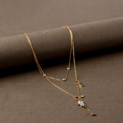 Liyanah Layered Chain-BRASS / GOLD