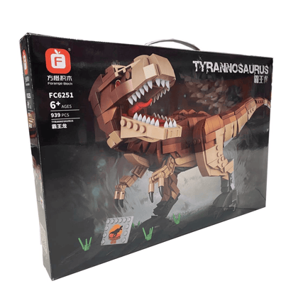 Tyrannosaurus Building Set - 939 Pieces