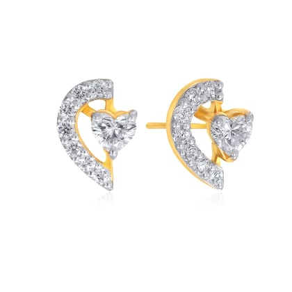 Senco Gold Dearest Dazzle Diamond Studs