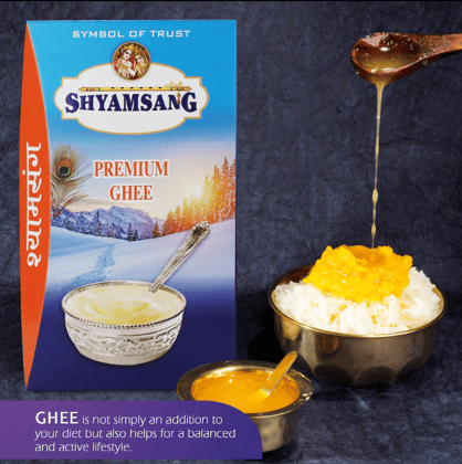 SHYAMSANG PREMIUM DESI DANEDAR GHEE 1 LITER TETRA PACK