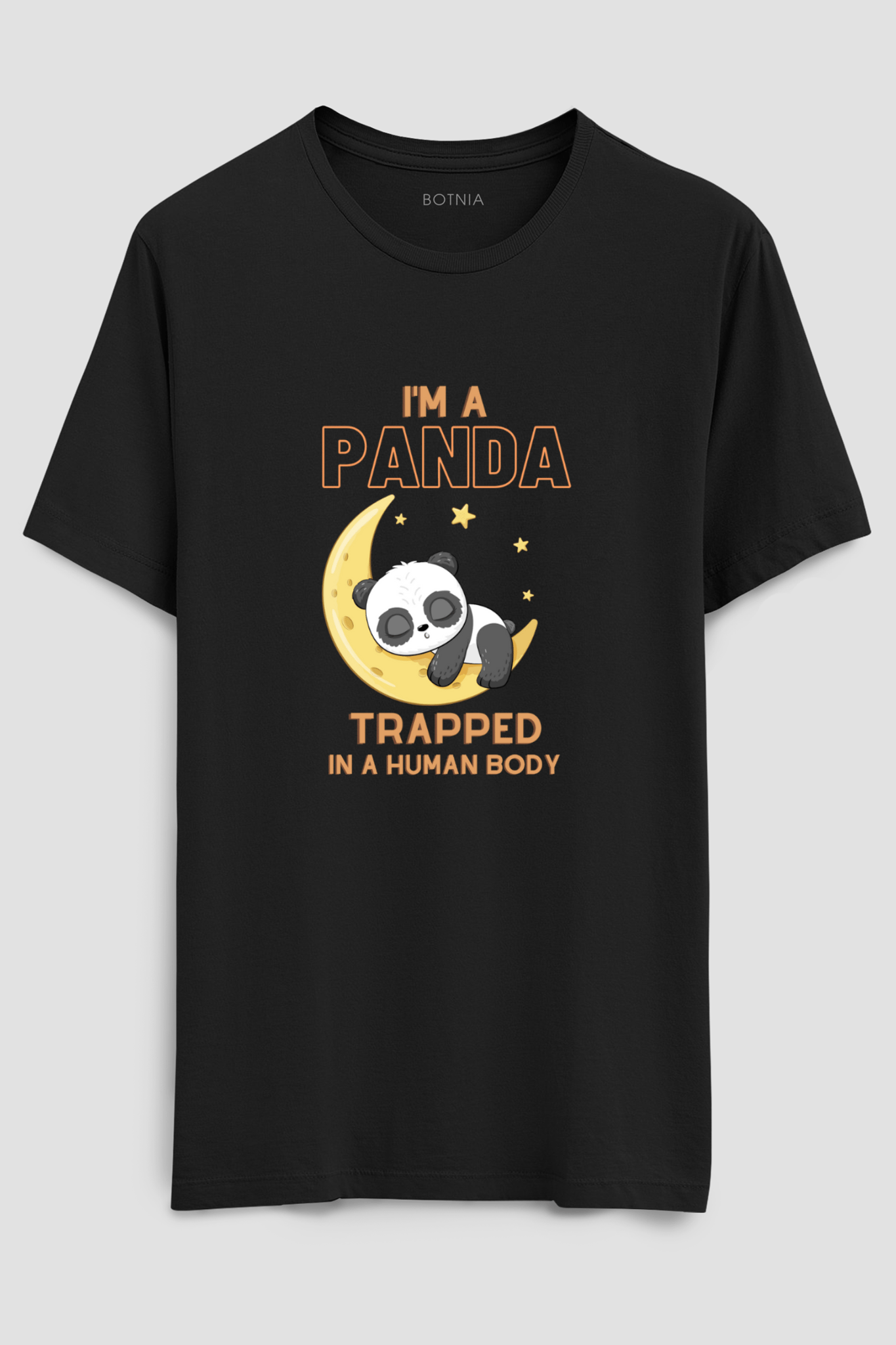 I am a Panda- Half sleeve t-shirt-XS