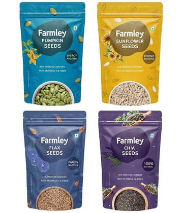 Farmley Seed Mix Combo of Chia Flax Pumpkin Sunflower seed 800g