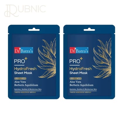 Dr Batra’s PRO+ Hydrafresh Sheet Mask PACK OF 2