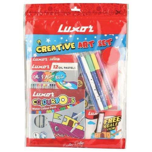 Luxor Combo Gift Pack, Creative Art Set Colouring Kit, 390 G