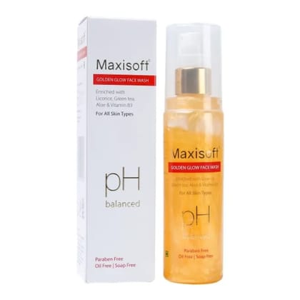 Maxisoft Golden Glow Face Wash, 100 ml