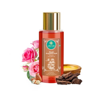 Blissful Desi Gulab & Oudh Body Massage Oil-100 ml