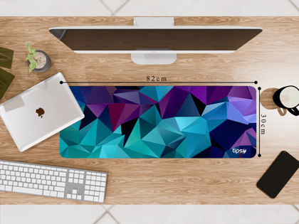 "Pyramid Vortex" Gaming Mousepad – Elevate Your Gaming Experience-Large (30CM X 82CM)