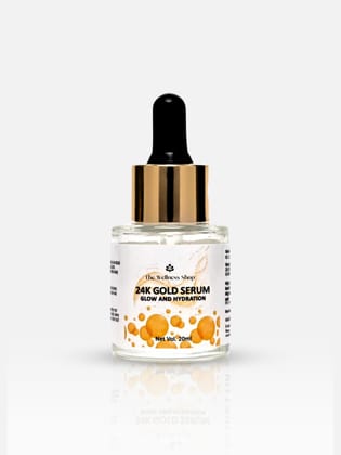 24K GOLD SERUM FOR GLOW AND HYDRATION - WATER BASED-20ml