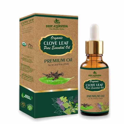 Clove Leaf Pure Essential Oil (Syzygium aromaticum) | 20ml