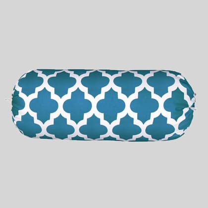 Imprimer Quatrefoil - Bolster Cover-Blue / 16" x 32" / Pack of 1