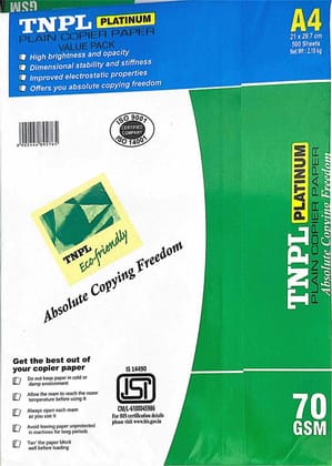 TNPL A4 PAPER 70 GSM