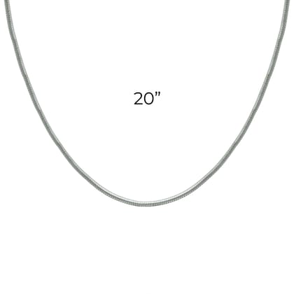 Mens 92.5 silver chain-20 inches